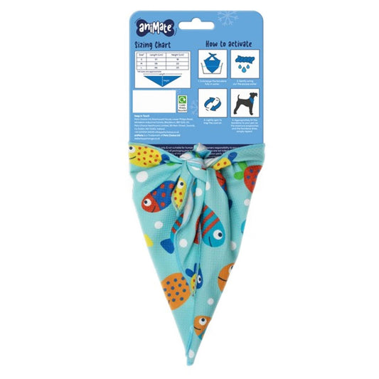 Fish Cooling Dog Bandana