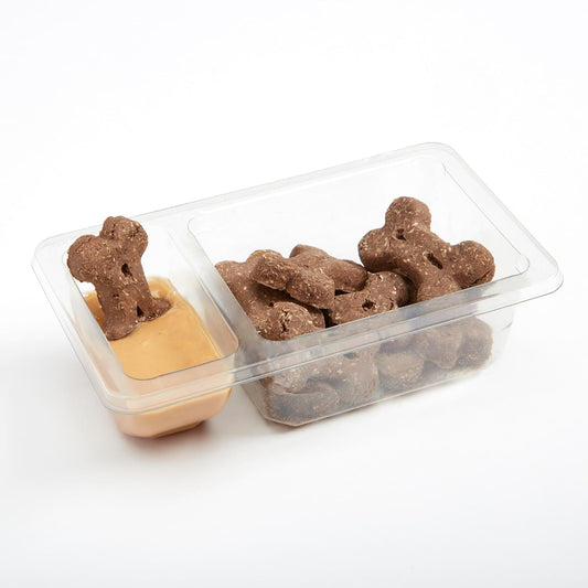 Doggie Dippers, Crunchy Peanut Butter Tray - 100g