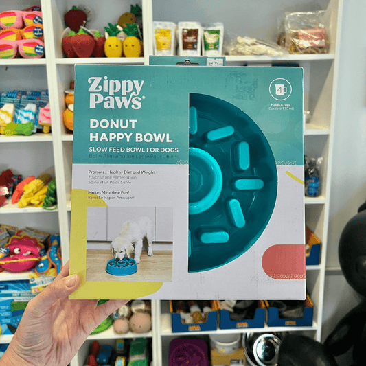Donut Slow Feeder Dog Bowl - 950ml