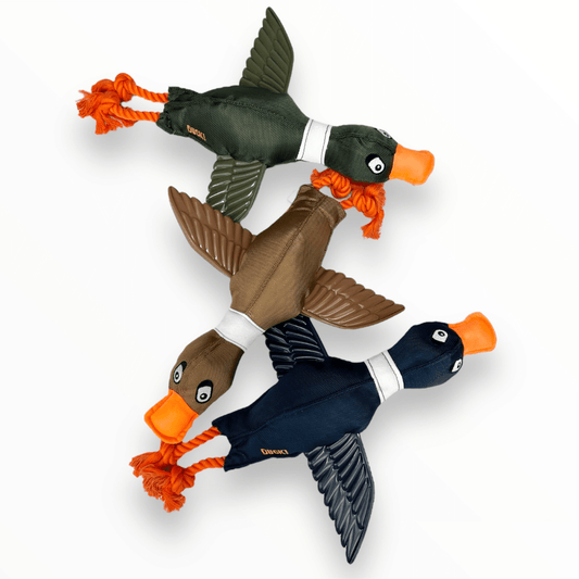 Duck Thrower With TPR Wings Rope Plush Dog Toy