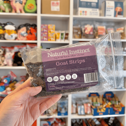 Natural Instinct Goat Strips - 100g