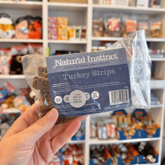 Natural Instinct Turkey Strips - 100g