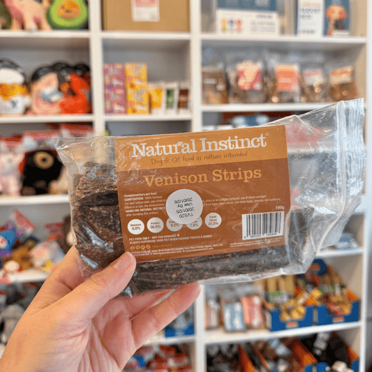 Natural Instinct Venison Strips - 100g