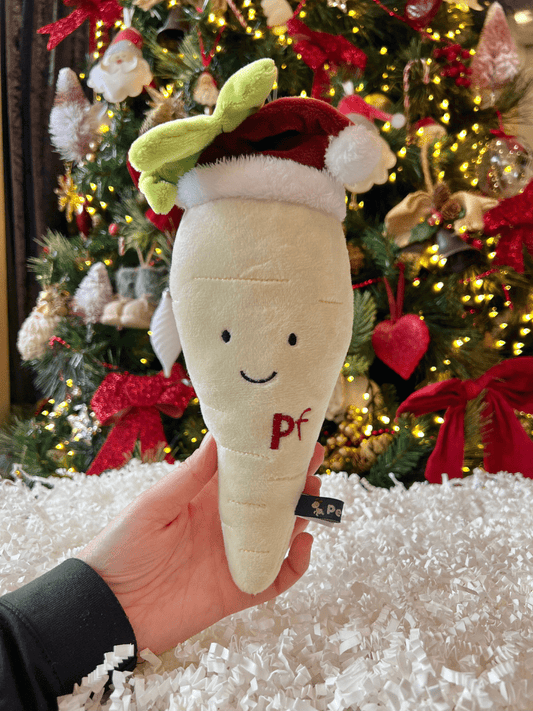 peter parsnip plush dog toy