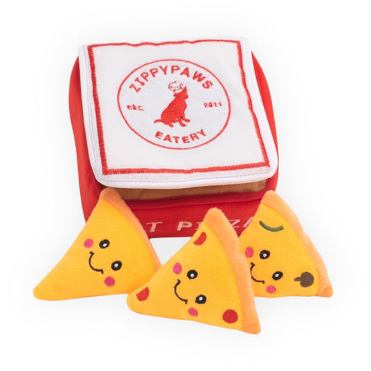 Pizza Box Hide and Seek Burrow Toy