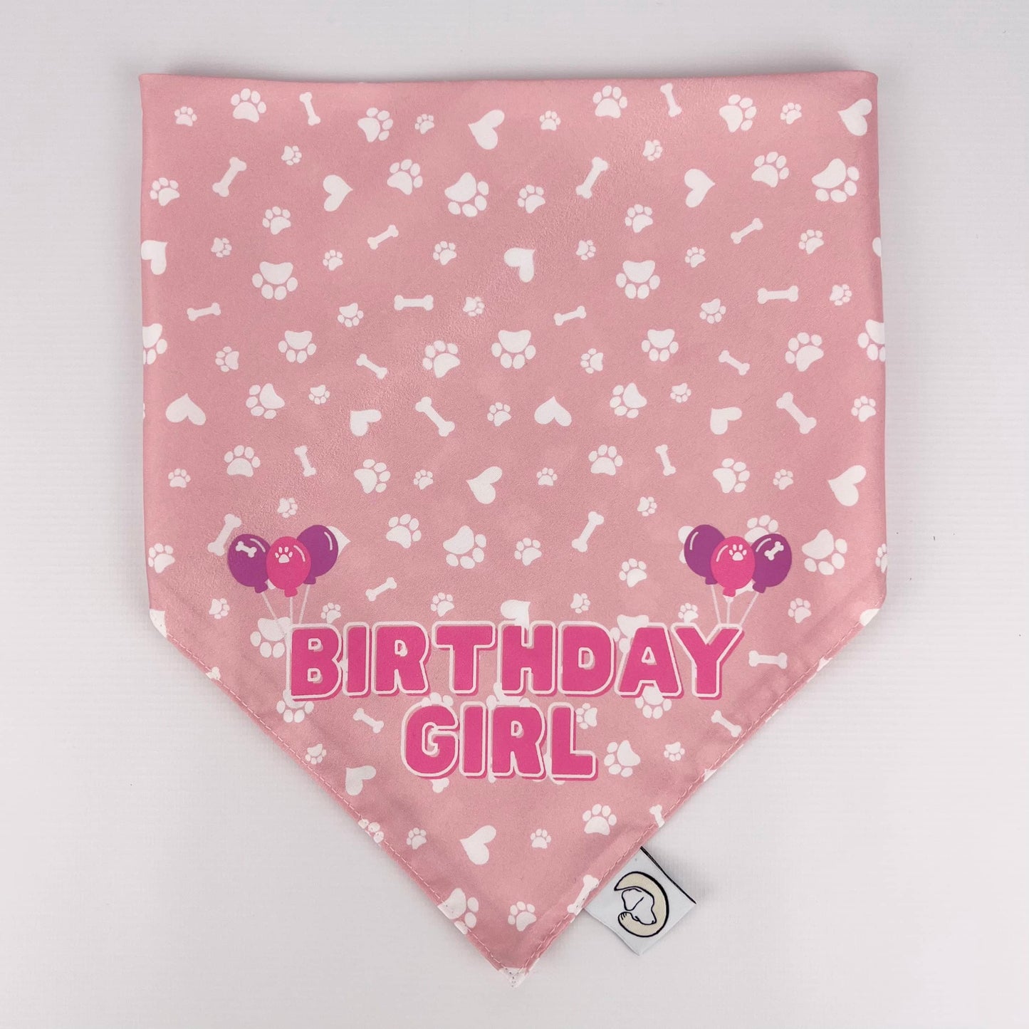 Birthday Girl Dog Bandana