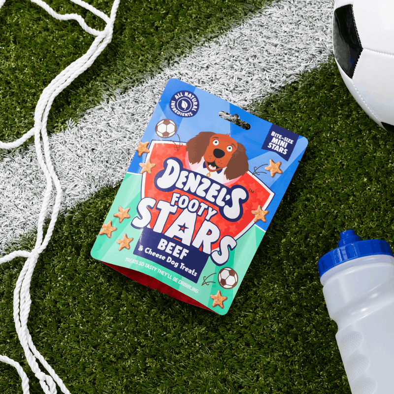 Footy Stars Dog Treats - Beef & Cheese