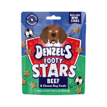 Footy Stars Dog Treats - Beef & Cheese