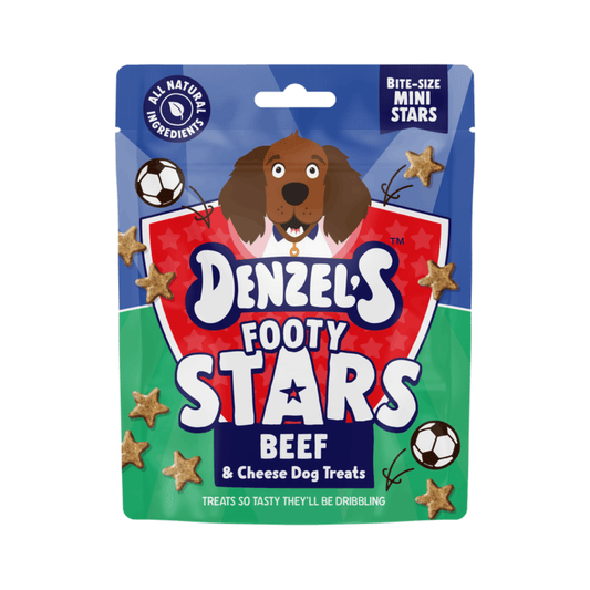 Footy Stars Dog Treats - Beef & Cheese