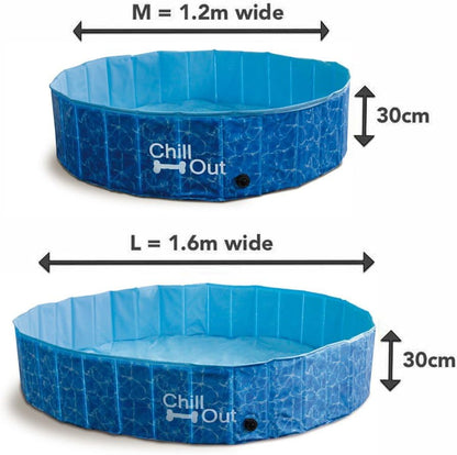 Chill Out Splash & Fun Dog Pool - M, L