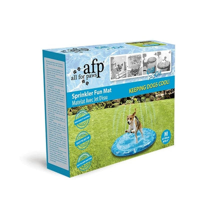 Box of All for Paws Sprinkler Fun Mat on a white background