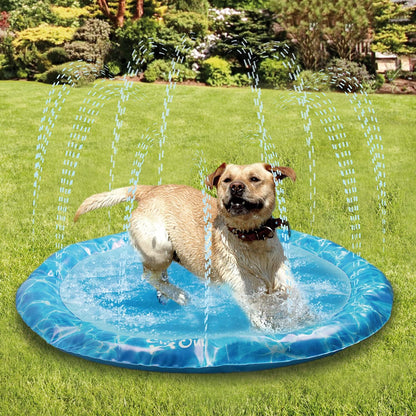 Chill Out Sprinkler Fun Mat For Dogs - M, L (Garden Hose Required)