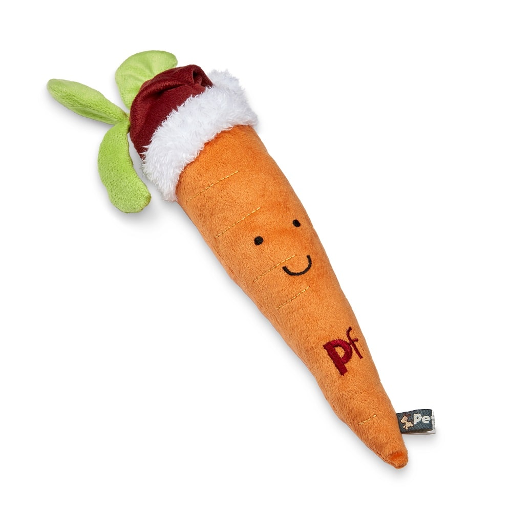 carter carrot plush dog toy