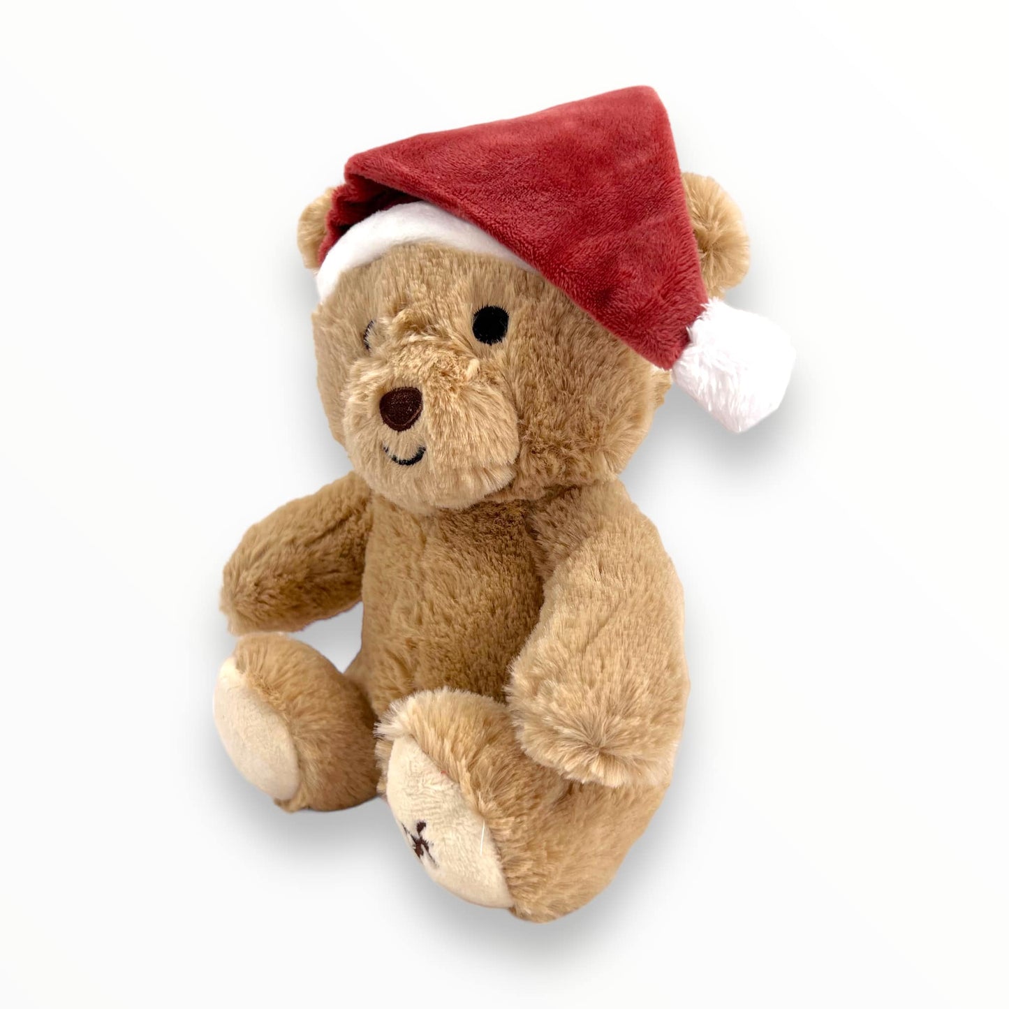 christmas teddy bear plush dog toy