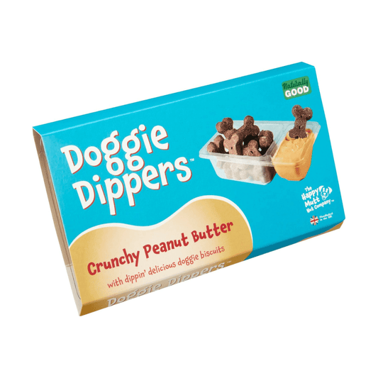 Doggie Dippers, Crunchy Peanut Butter Tray - 100g