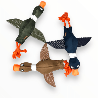 Duck Thrower With TPR Wings Rope Plush Dog Toy