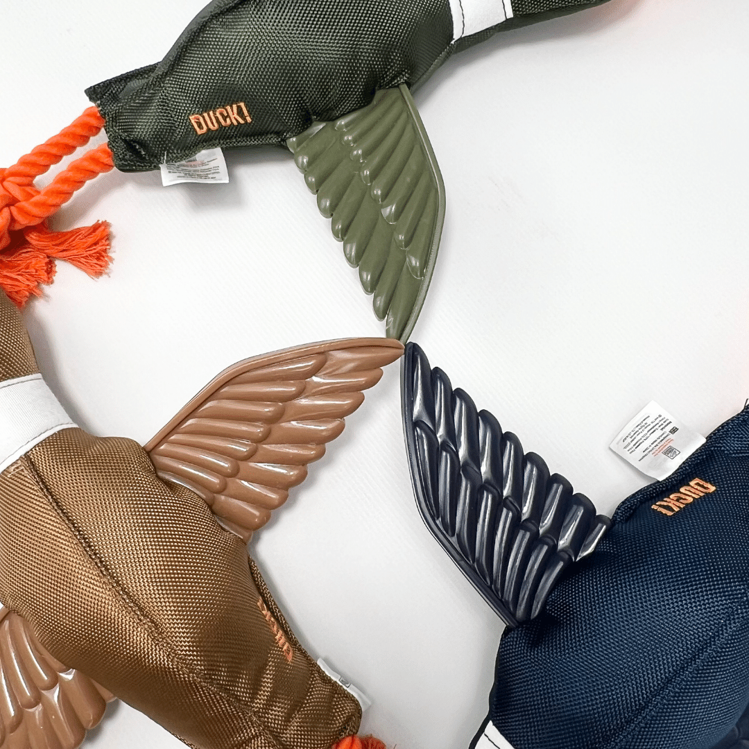 Duck Thrower With TPR Wings Rope Plush Dog Toy