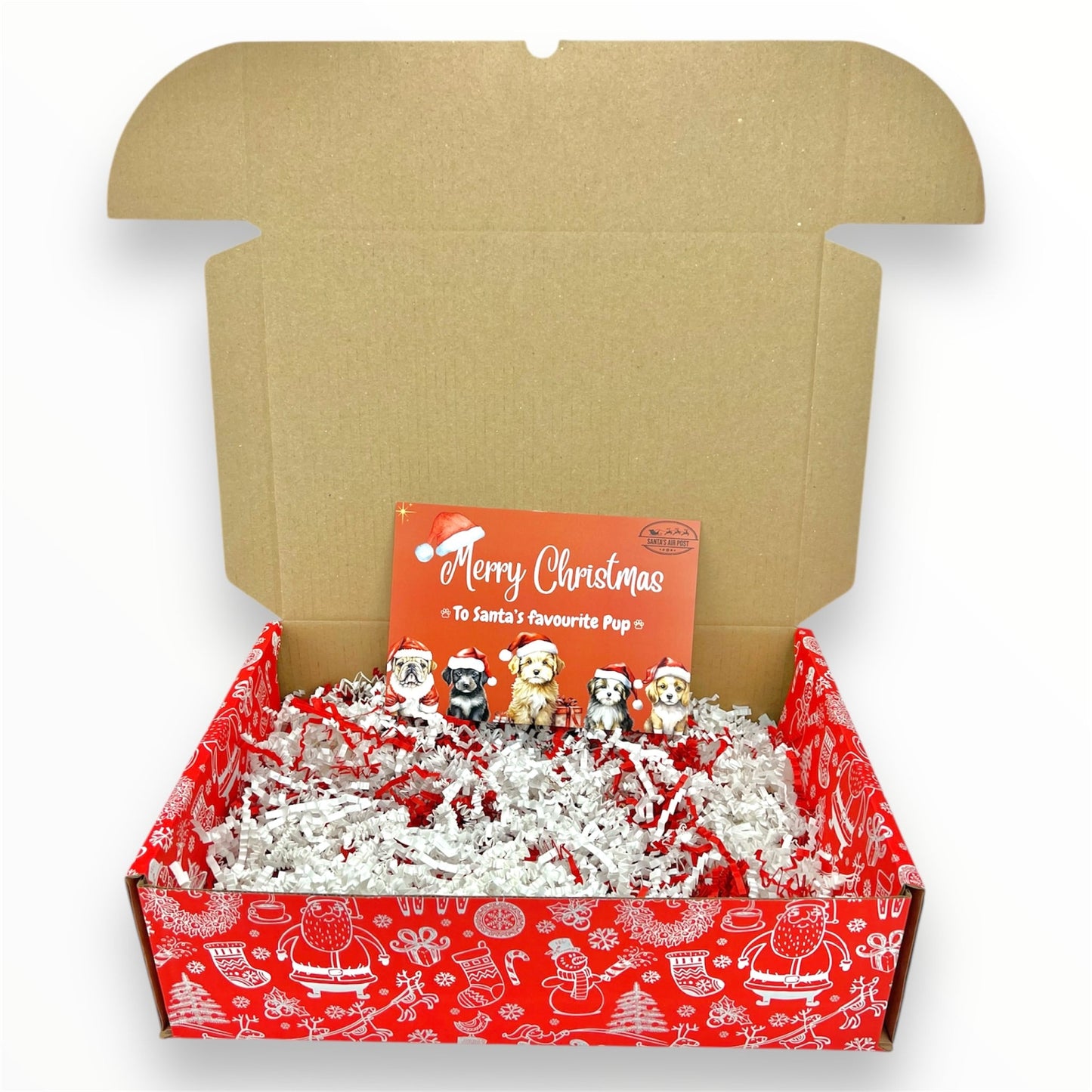 Empty Christmas Dog Hamper Box