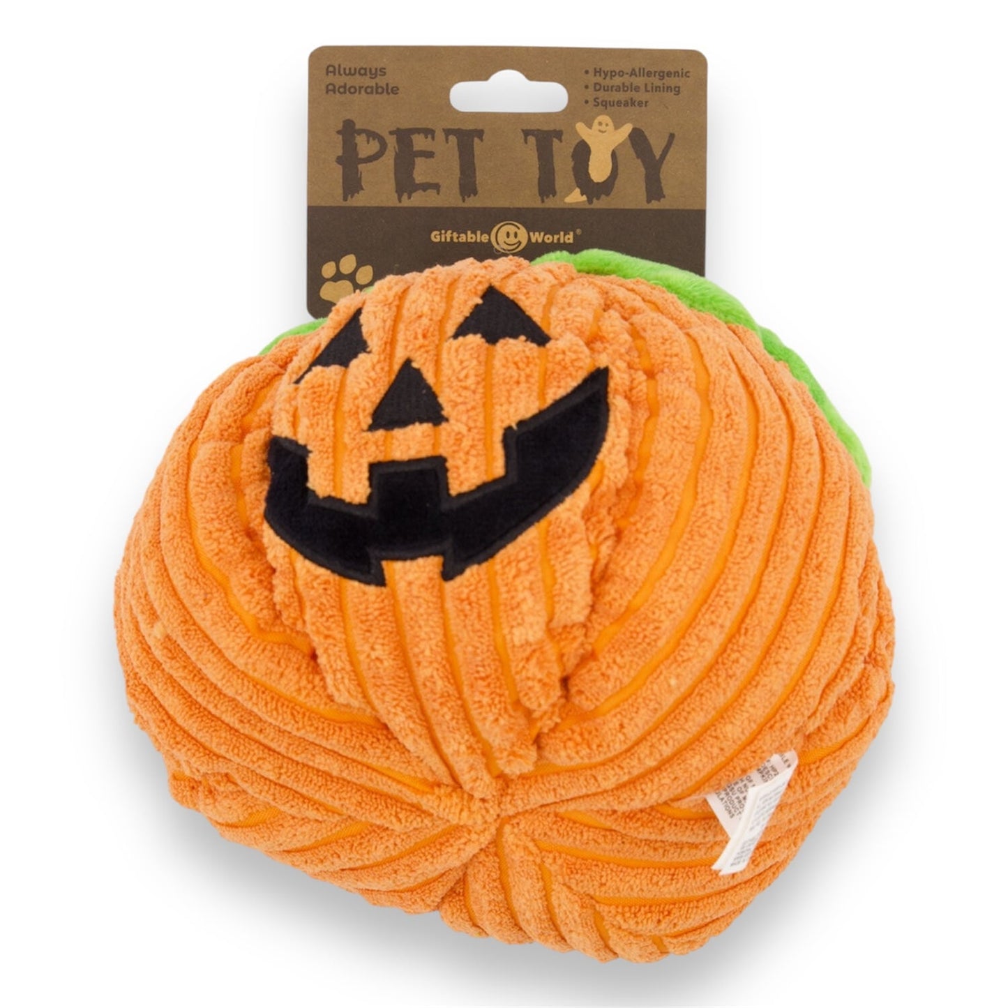 Corduroy Orange Pumpkin Toy