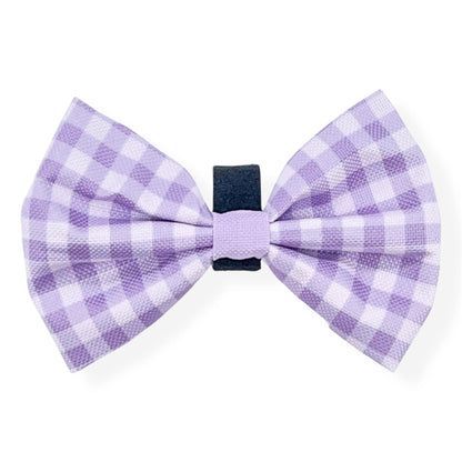 Pawsome Paws Boutique x Disney Bow Tie - Bambi + Friends Lilac Gingham