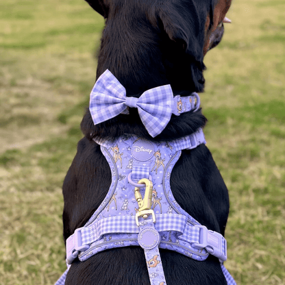 Pawsome Paws Boutique x Disney Bow Tie - Bambi + Friends Lilac Gingham