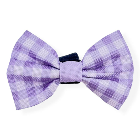 Pawsome Paws Boutique x Disney Bow Tie - Bambi + Friends Lilac Gingham