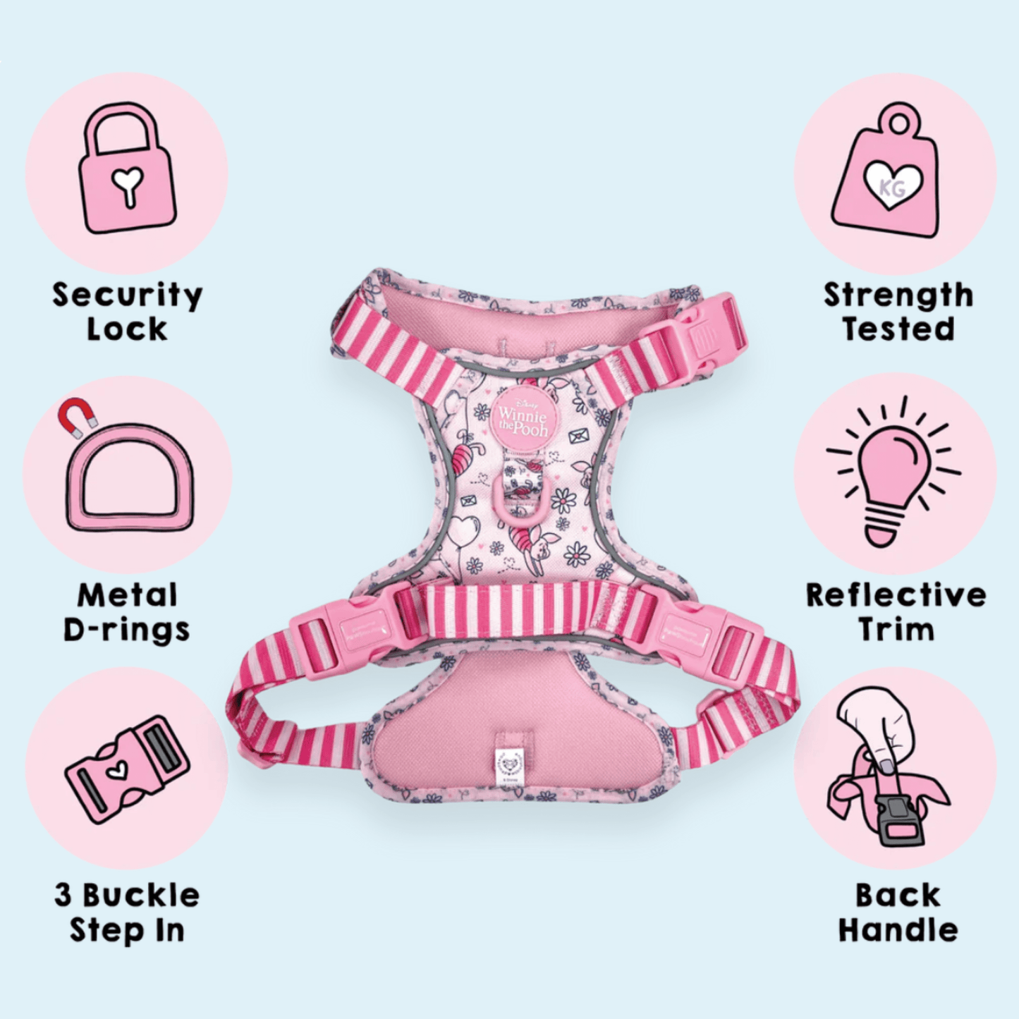 Pawsome Paws Boutique x Disney Tough Trails Harness - Piglet