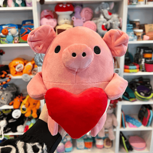 Pink Love Piglet Toy
