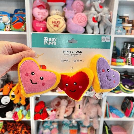 Valentine's Miniz Heart Cookies - 3 Pack