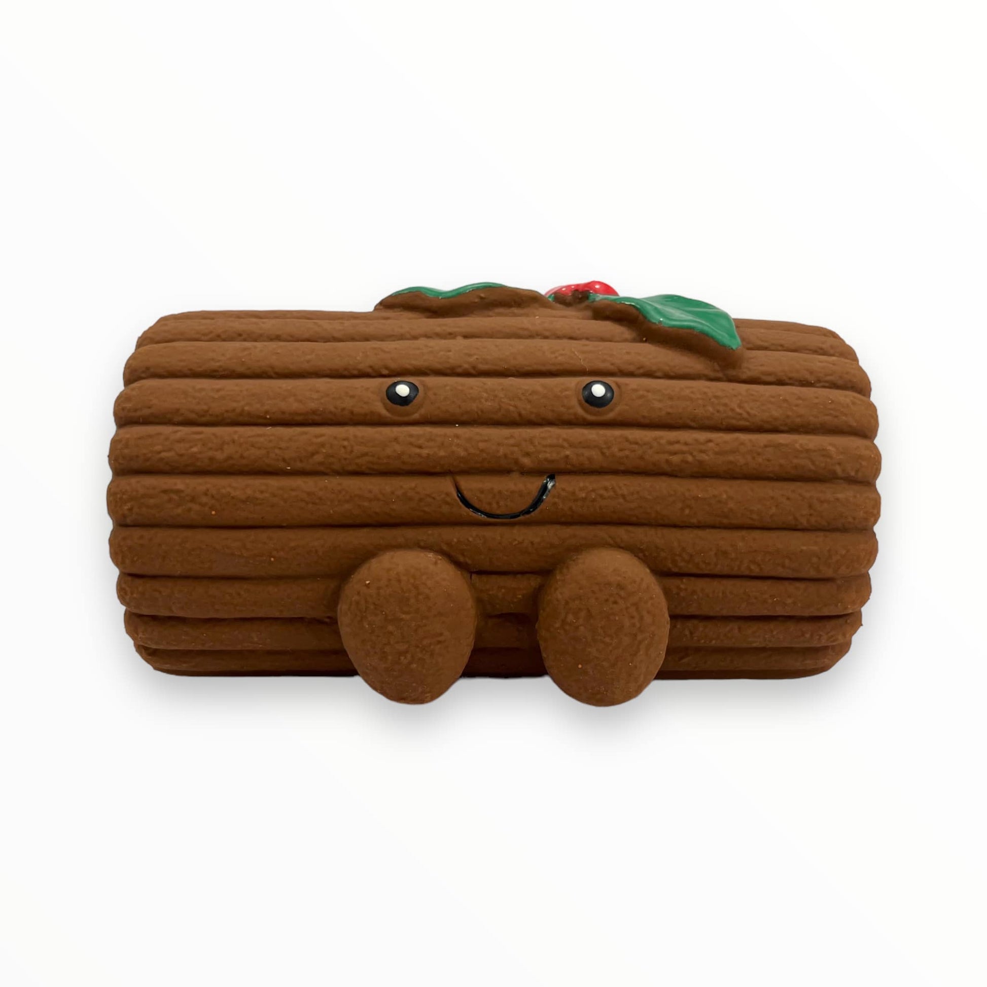 yasmin yule log latex dog toy 