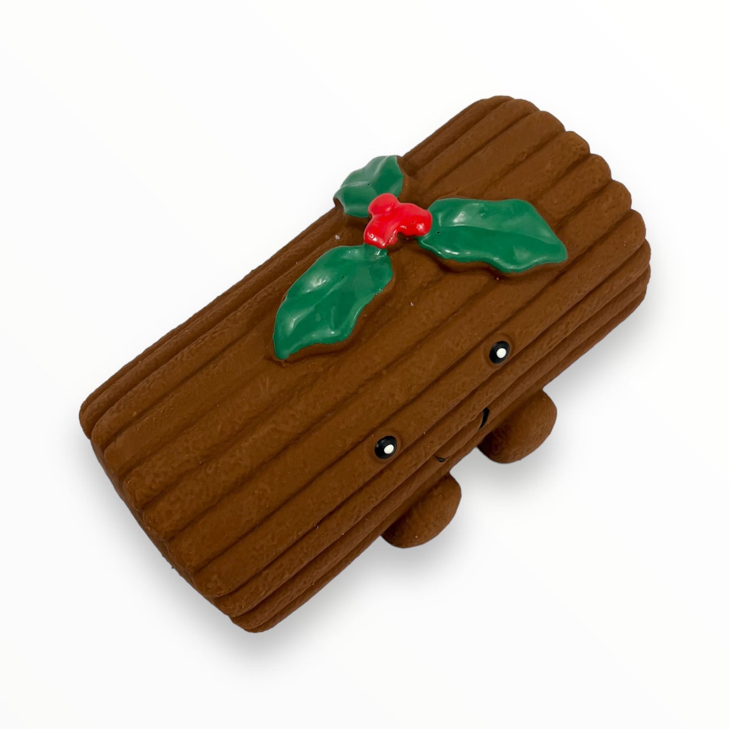 yasmin yule log latex dog toy 